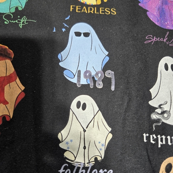 The Eras Tour Concert Ghost Tayloe Swift Halloween Swifties T Shirt Sz 5X - Picture 7 of 12